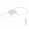 VenCore Elora White 7741-20029 - Μοντέρνο Φωτιστικό Οροφής Πλαφονιέρα LED 100W Λευκό Αλουμίνιο με Ρυθμιζόμενο CCT Λευκό - Ημέρας - Θερμό & Χειριστήριο - Μ89 x Π60 x Υ19cm
