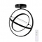 VenCore Orbital Black 7741-20043 - Μοντέρνο Φωτιστικό Οροφής Πλαφονιέρα LED 45W Μαύρο Αλουμίνιο με Ρυθμιζόμενο CCT Λευκό - Ημέρας - Θερμό & Χειριστήριο - Φ36 x Υ42cm