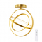 VenCore Orbital Gold 7741-20045 - Μοντέρνο Φωτιστικό Οροφής Πλαφονιέρα LED 45W Χρυσό Αλουμίνιο με Ρυθμιζόμενο CCT Λευκό - Ημέρας - Θερμό & Χειριστήριο - Φ36 x Υ42cm