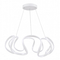 VenCore Nuvia White 7741-20032 - Μοντέρνο Κρεμαστό Φωτιστικό Οροφής LED 45W Λευκό Αλουμίνιο με Ρυθμιζόμενο CCT Λευκό - Ημέρας - Θερμό & Χειριστήριο - Φ48 x Υ18cm