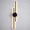 VenCore Aurex Black-Gold 6093-20106 - Μοντέρνο Επιτοίχιο Φωτιστικό Απλίκα LED 60CM 12W Μαύρο-Χρυσό Αλουμίνιο με Ρυθμιζόμενο CCT Λευκό - Ημέρας - Θερμό - Χειρισμός CCT μέσω Διακόπτη On-Off