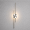 VenCore Aurex Silver 6093-20108 - Μοντέρνο Επιτοίχιο Φωτιστικό Απλίκα LED 60CM 12W Ασημί Αλουμίνιο με Ρυθμιζόμενο CCT Λευκό - Ημέρας - Θερμό - Χειρισμός CCT μέσω Διακόπτη On-Off