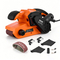 Τριβείο με ταινία VEVOR 750W 7,6 x 53,3 cm Τριβείο με ταινία ξυλουργικής 6 ταχύτητες 630-1200 FPM, Τριβείο χειρός και πάγκου 2 σε 1 με 2 σακούλες σκόνης, 10 τεμάχια ταινιών λείανσης και 2 σφιγκτήρες για ξυλουργικές εργασίες