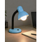 GLOBOSTAR® STUDENT GLB-102-0009 Μοντέρνο Επιτραπέζιο Φωτιστικό Πορτατίφ με Ντουί 1 x E27 AC 220-240V IP20 - Γαλάζιο & Μαύρο - Μ14 x Π14 x Υ32cm