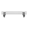 Menabo - Ολοκληρωμένο Σετ Μπάρες Οροφής Αλουμινίου DELTA M 123 cm Ασημί για Alfa Romeo Giulia 06/2016- 4πορτο Sedan - 1 σετ (9650/MB+12510/MB)